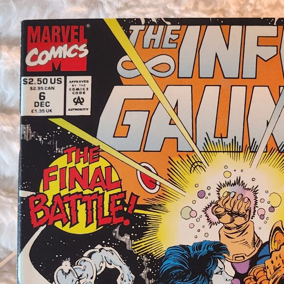 The Infinity Gauntlet #6 (1991) Marvel Comics, Ron Lim, Joe Rubinstein, NM - Picture 3 of 14